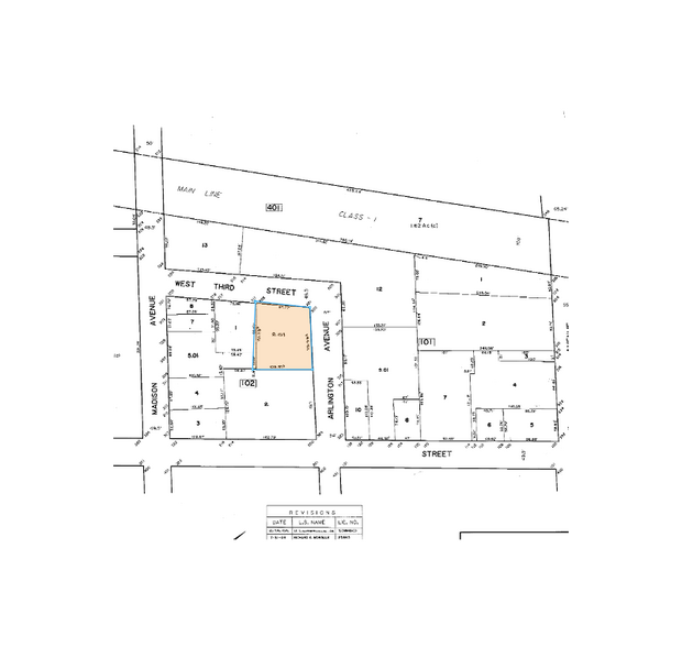 201 W 3rd St, Plainfield, NJ for lease - Plat Map - Image 1 of 1