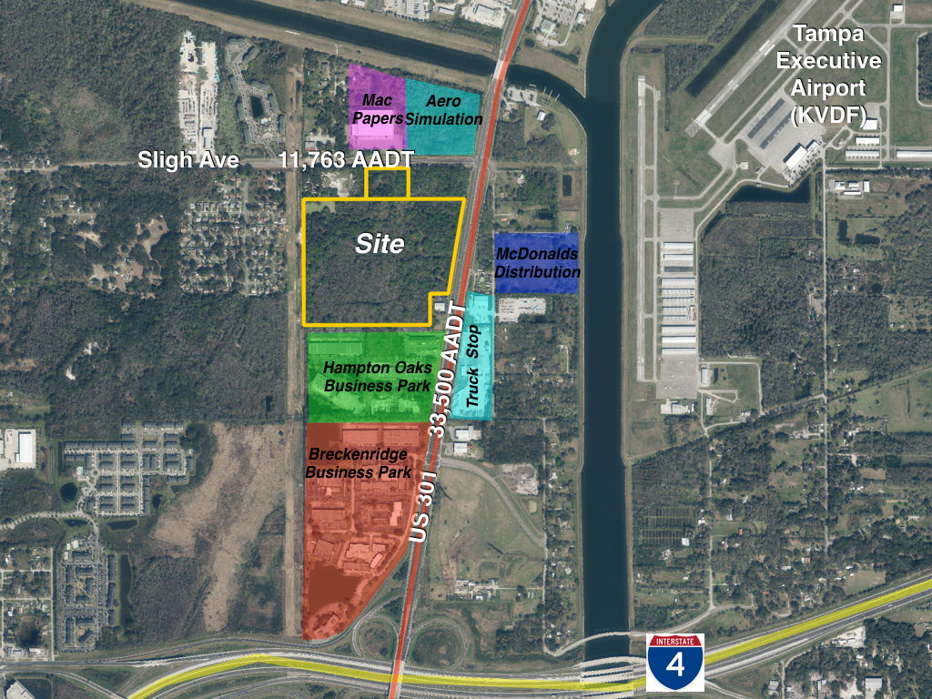 6890 US Highway 301, Tampa, FL 33610 - 51.5 ac Industrial Land 301 & E ...