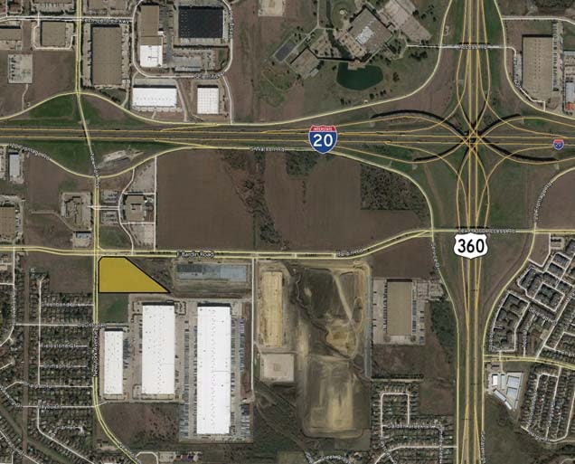 4551 New York Ave, Arlington, TX for lease - Aerial - Image 2 of 3