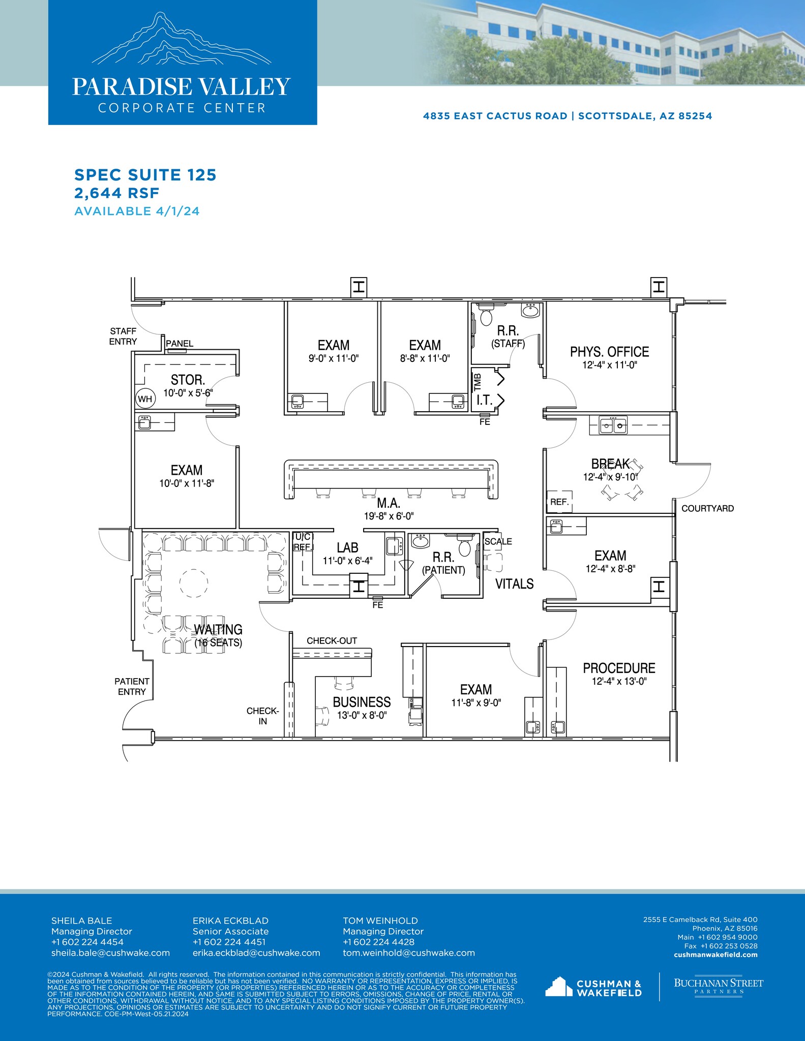 4835 E Cactus Rd, Scottsdale, AZ for lease Site Plan- Image 1 of 1