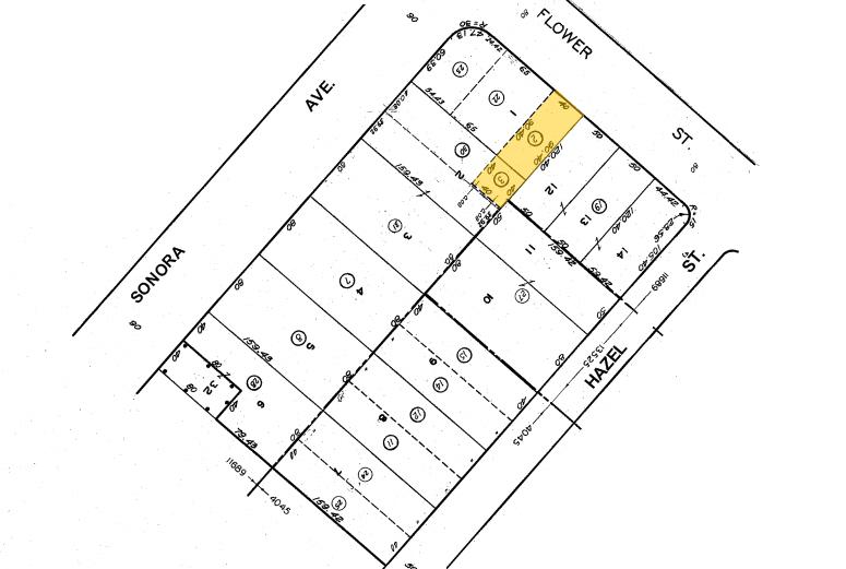 1440 Flower St, Glendale, CA for lease - Plat Map - Image 2 of 2