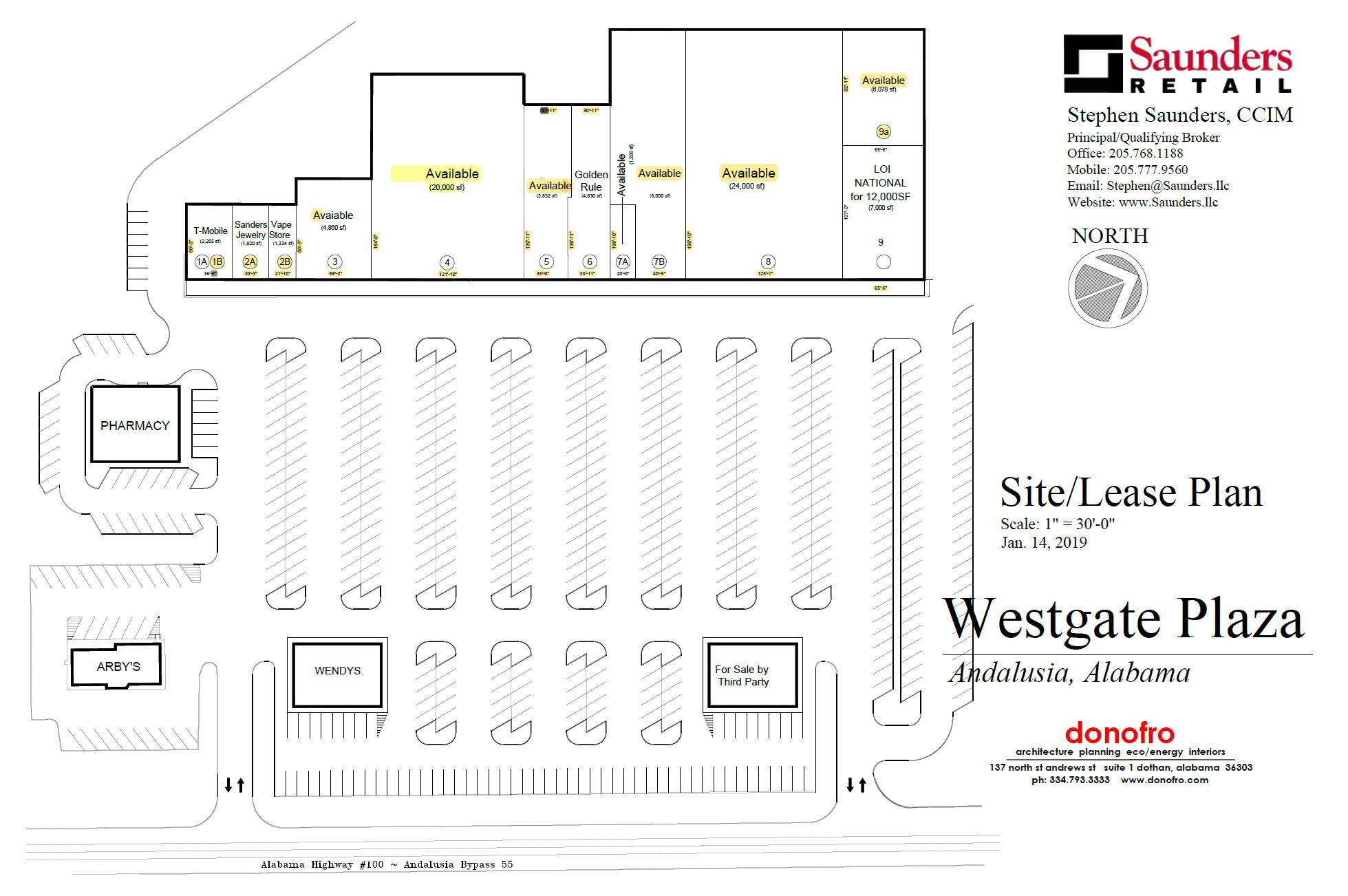 600 Westgate Plz, Andalusia, AL for lease Site Plan- Image 1 of 1