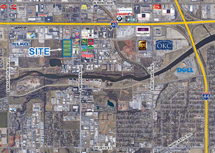 1001 Enterprise Ave, Oklahoma City, OK - aerial  map view