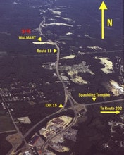 Route 11, Farmington, NH - AERIAL  map view