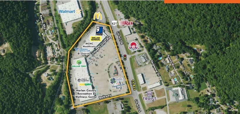 400 Village Center Rd, Harlan, KY for lease Building Photo- Image 1 of 2