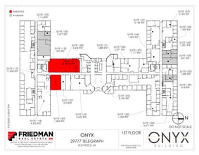 29777 Telegraph Rd, Southfield, MI for lease Floor Plan- Image 2 of 2