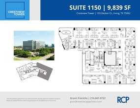 105 Decker Ct, Irving, TX for lease Floor Plan- Image 1 of 12