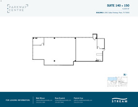 2901 N Dallas Pky, Plano, TX for lease Floor Plan- Image 2 of 2