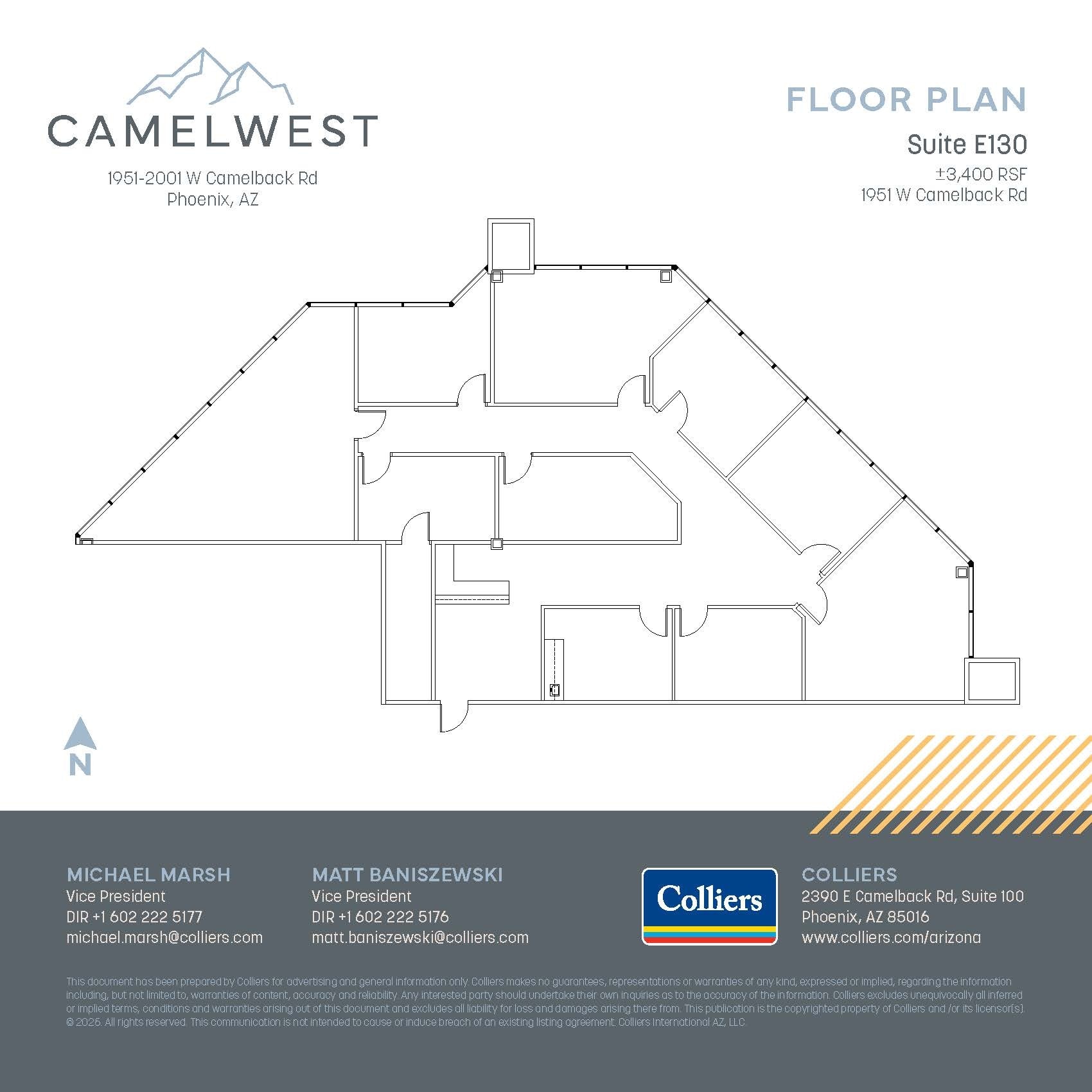 2001 W Camelback Rd, Phoenix, AZ for lease Floor Plan- Image 1 of 1