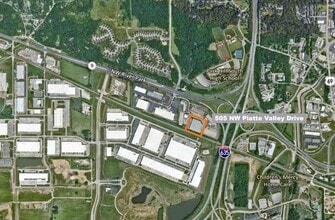 501-535 NW Parkway, Riverside, MO - AERIAL map view