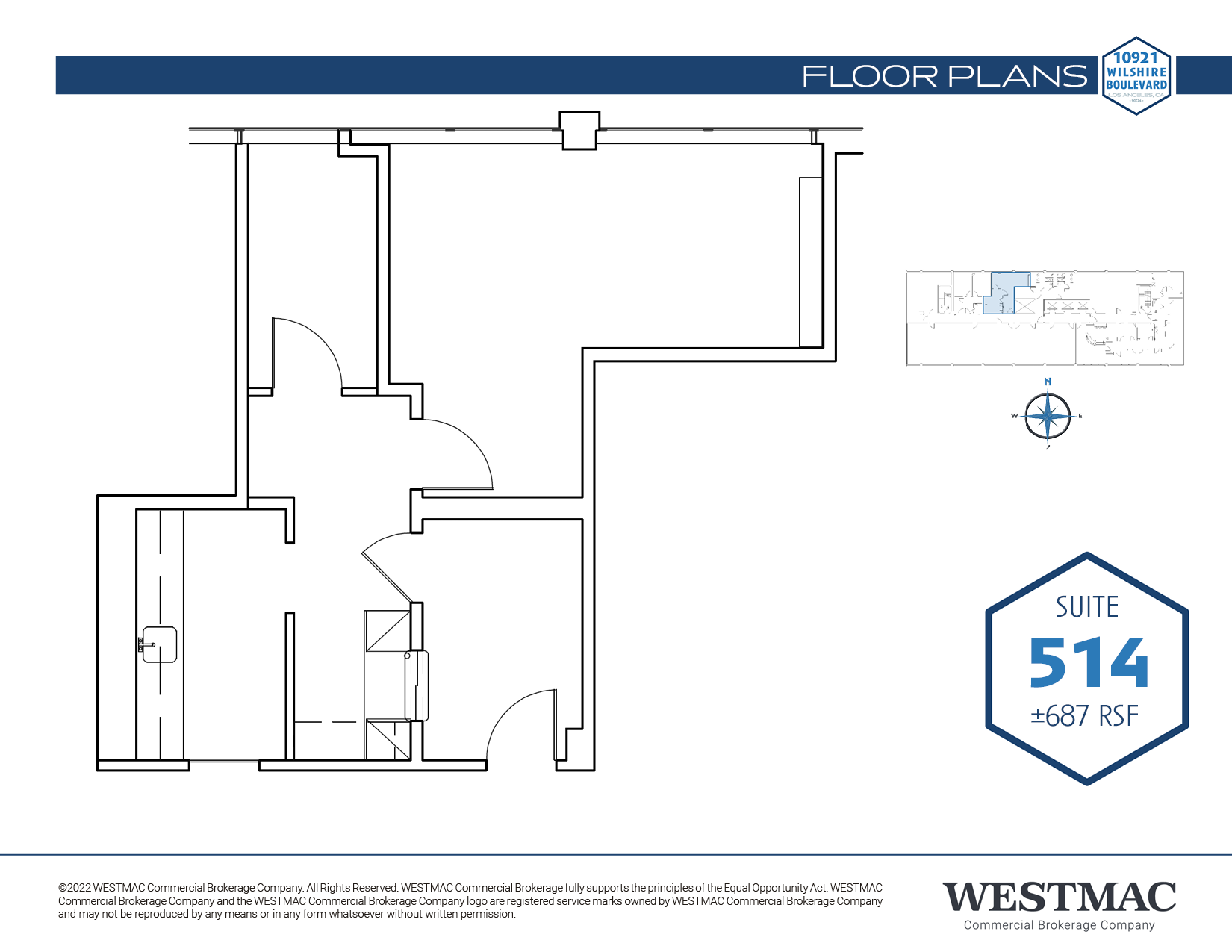 10921 Wilshire Blvd, Los Angeles, CA for lease Floor Plan- Image 1 of 1