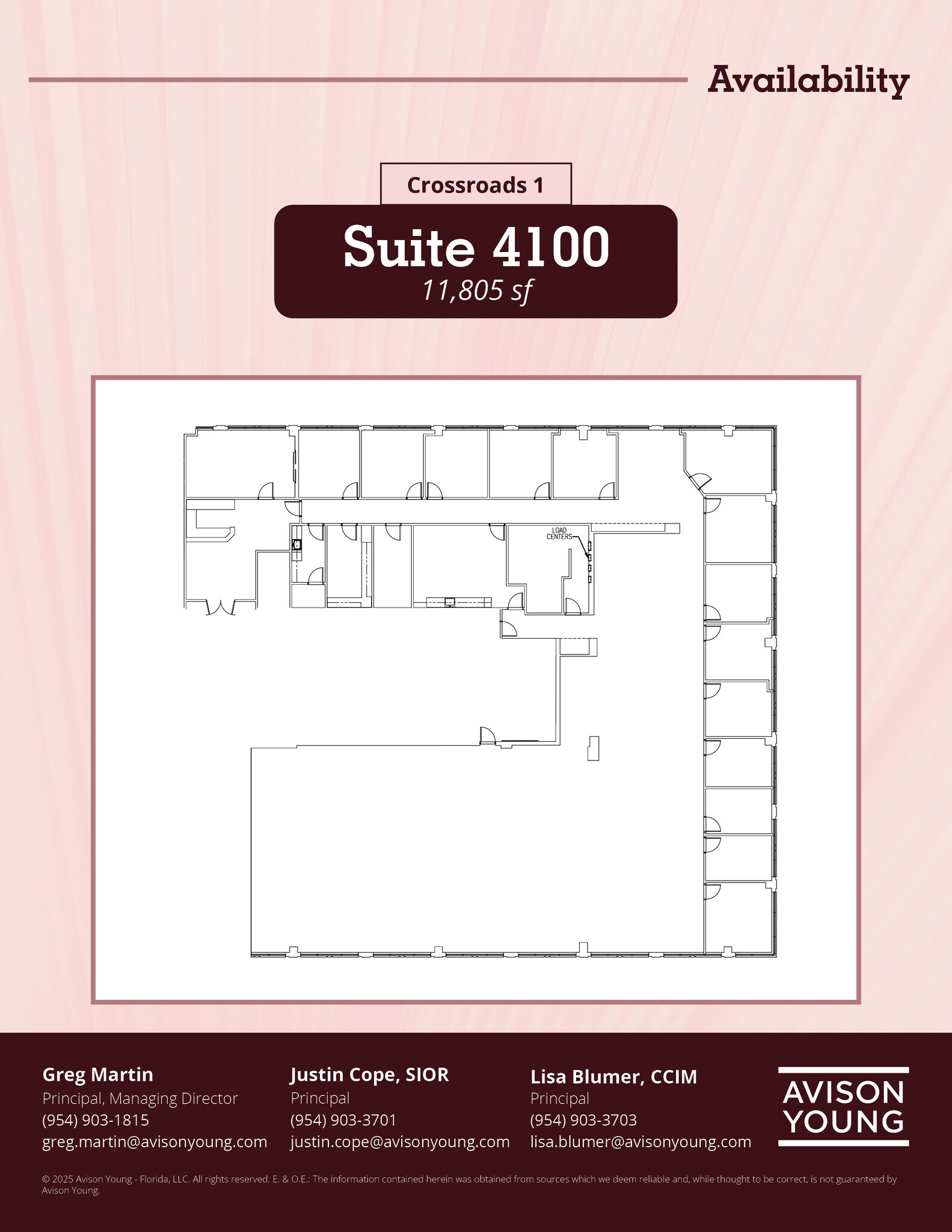 8201 Peters Rd, Plantation, FL for lease Floor Plan- Image 1 of 1