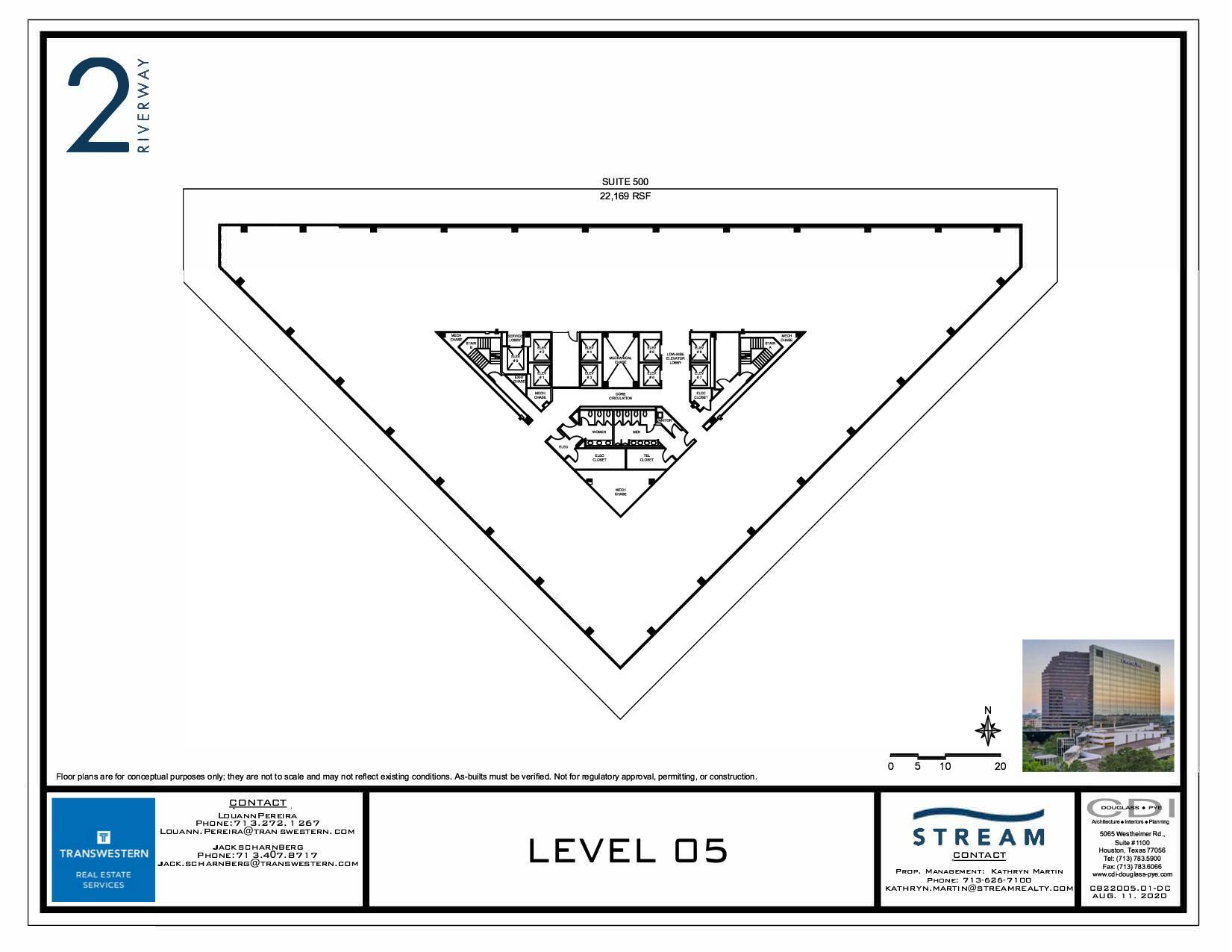 2 Riverway, Houston, TX for lease Floor Plan- Image 1 of 1