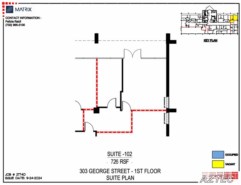 303 George St, New Brunswick, NJ for lease - Floor Plan - Image 2 of 6