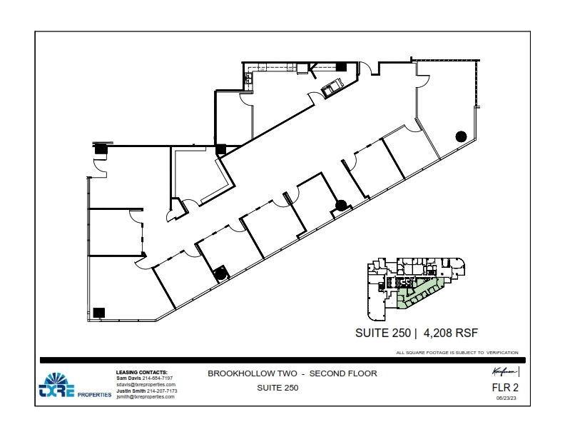 2301 E Lamar Blvd, Arlington, TX for lease Floor Plan- Image 1 of 2