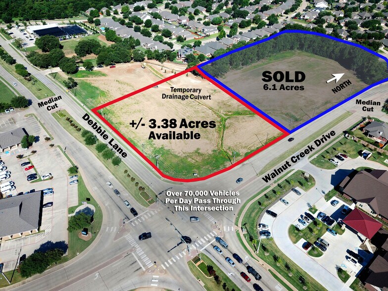 585 E Debbie Lane, Mansfield, TX 76063 3.38 Acre Corner in the Hot