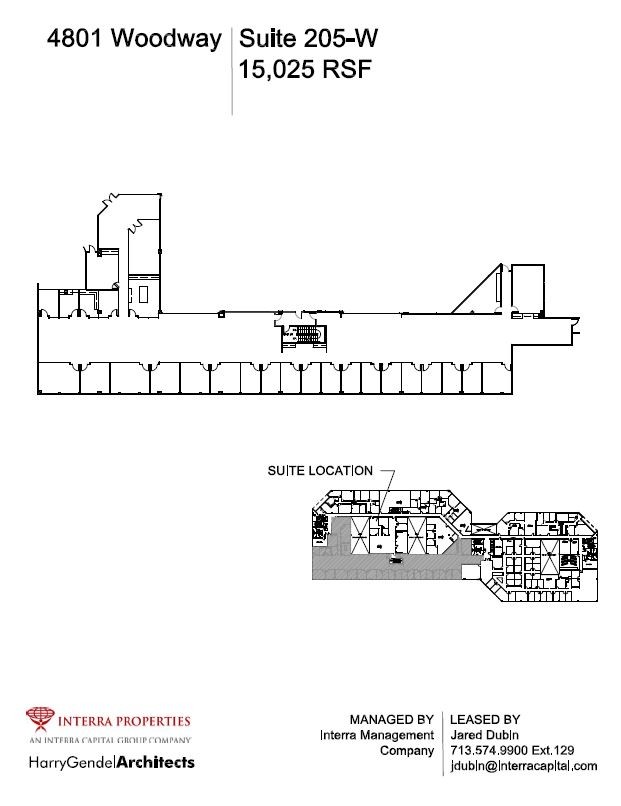 4801 Woodway Dr, Houston, TX for lease Floor Plan- Image 1 of 1