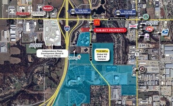 Commerce Creek Dr, Lowell, AR - AERIAL  map view - Image1