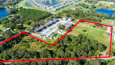 Drexel Rd, Land O Lakes, FL - aerial  map view