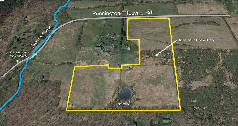 358 Pennington - Titusville rd, Pennington, NJ for sale - Aerial - Image 1 of 1