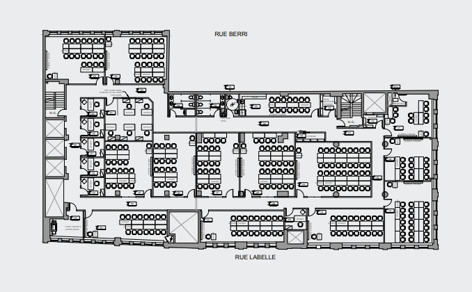 1265 Rue Berri, Montréal, QC for lease Floor Plan- Image 1 of 1