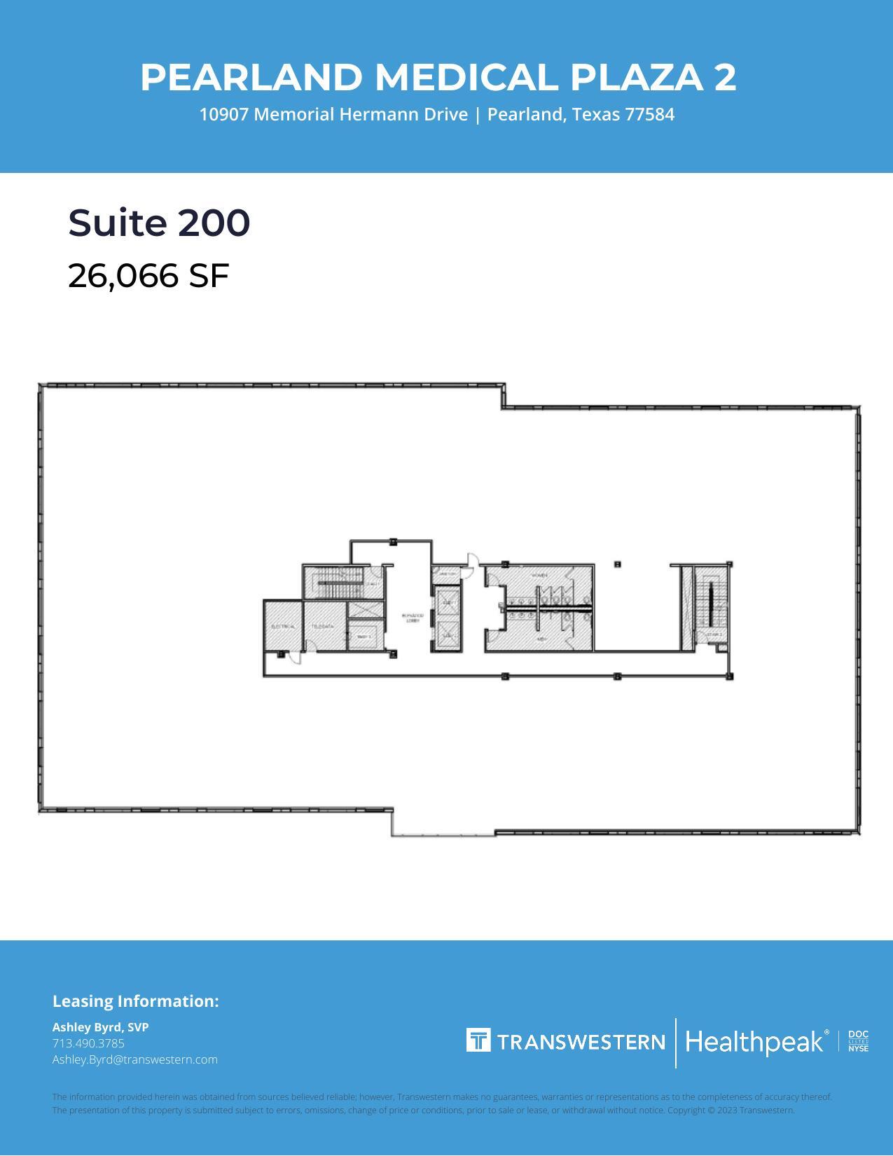 10907 Memorial Hermann Dr, Pearland, TX for lease Floor Plan- Image 1 of 1