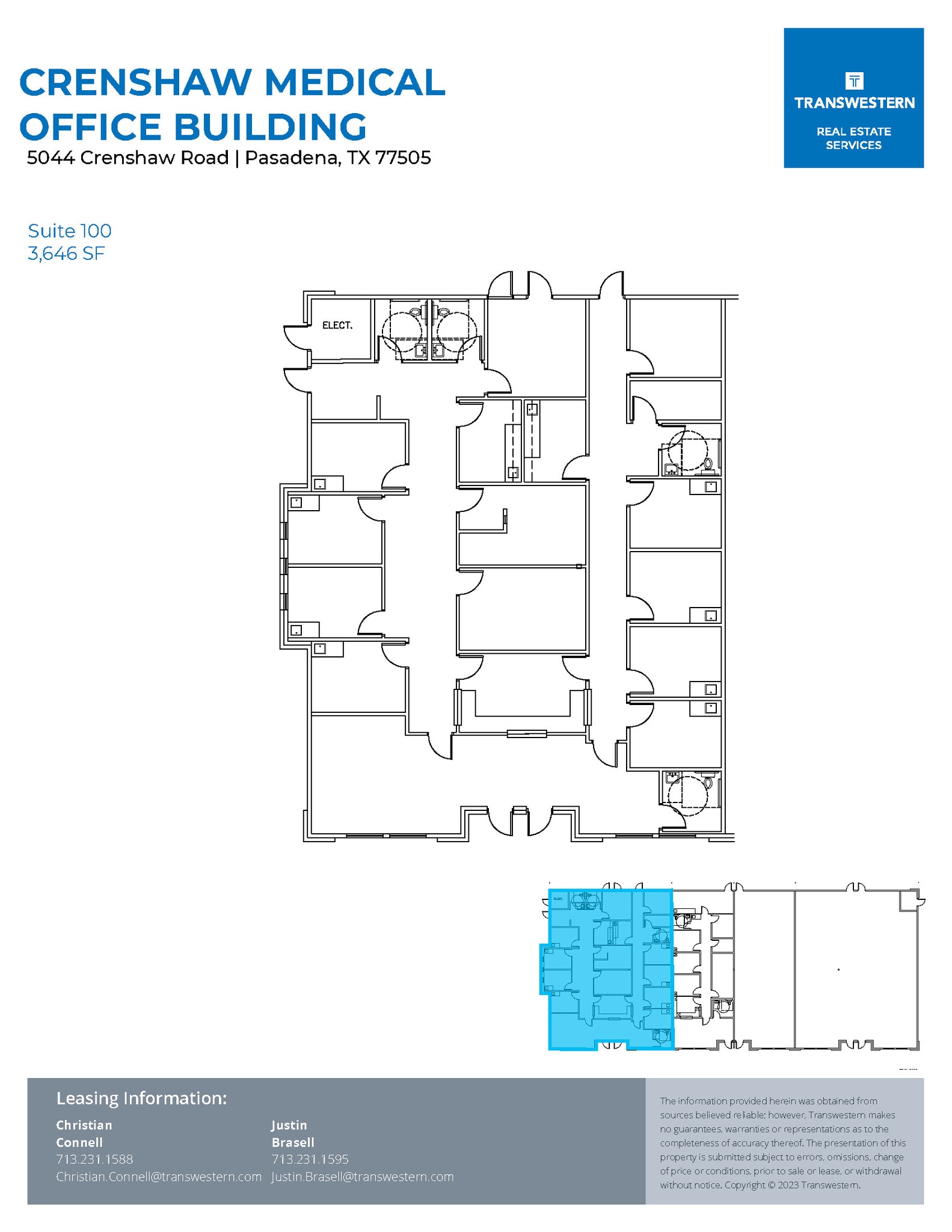5040 Crenshaw Rd, Pasadena, TX for lease Floor Plan- Image 1 of 1