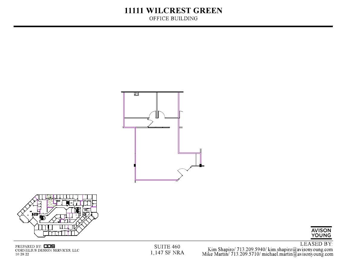 11111 Wilcrest Green Dr, Houston, TX for lease Floor Plan- Image 1 of 1