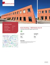 1800 Steeles Ave W, Vaughan, ON for lease Site Plan- Image 1 of 1