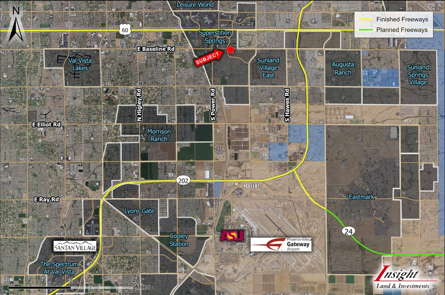 SUPERSTITION SPRINGS Blvd, Mesa, AZ for sale - Aerial - Image 3 of 3