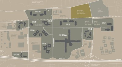 2603-2633 Camino Ramon, San Ramon, CA for lease Site Plan- Image 1 of 1