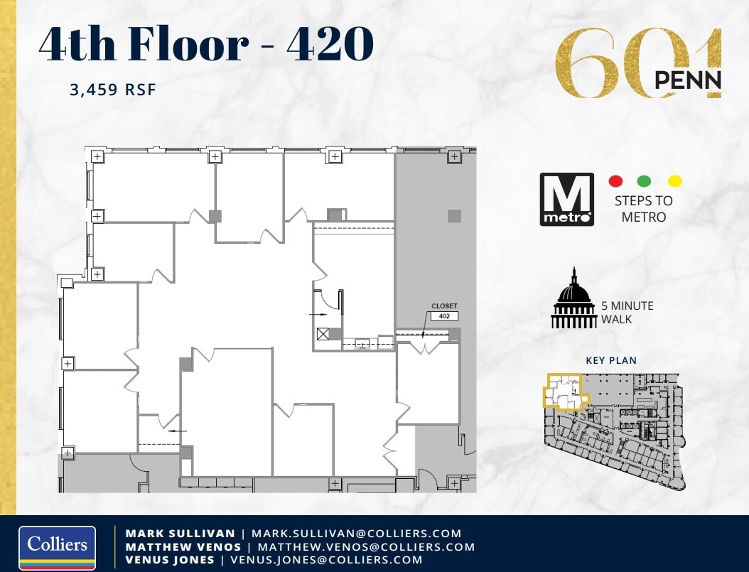 601 Pennsylvania Ave NW, Washington, DC for lease Floor Plan- Image 1 of 1