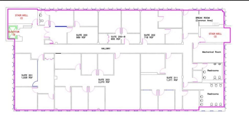 9385 N 56th St, Temple Terrace, FL 33617 - Unit 200 -  - Floor Plan - Image 1 of 1