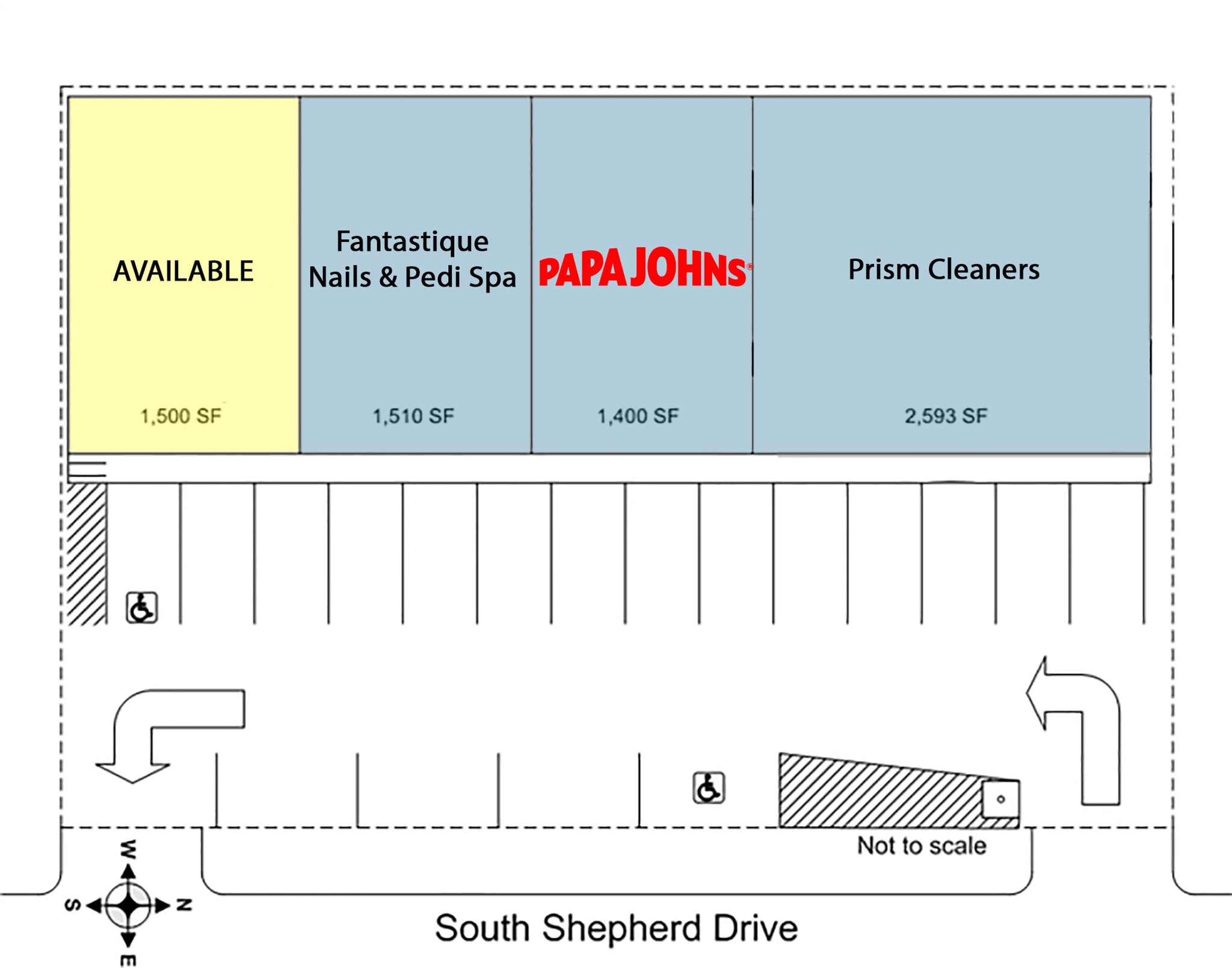 2620 S Shepherd Dr, Houston, TX for lease Site Plan- Image 1 of 1