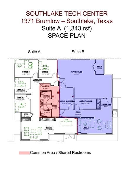 1371 Brumlow Ave, Southlake, TX for lease - Site Plan - Image 2 of 12