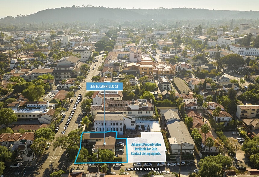 333 E Carrillo St, Santa Barbara, CA for sale - Aerial - Image 2 of 12