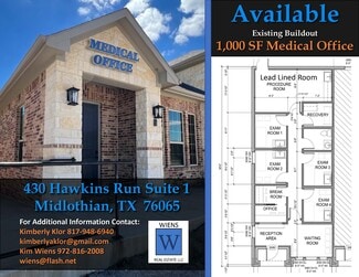 More details for 430 Hawkins Run Rd, Midlothian, TX - Office/Medical for Lease