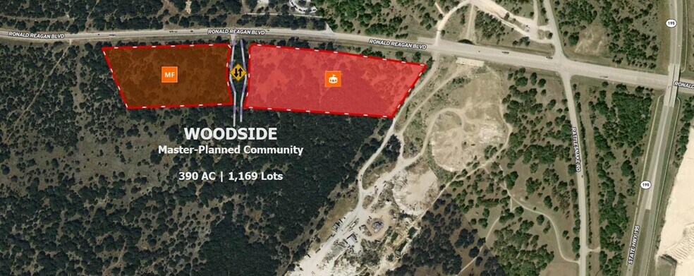 Ronald Reagan Woodside Tracts portfolio of 2 properties for sale on LoopNet.com - Aerial - Image 3 of 3