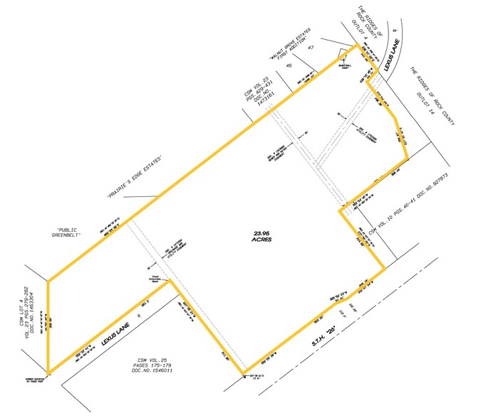 4701 Lexus Ln, Milton, WI for sale - Site Plan - Image 3 of 4