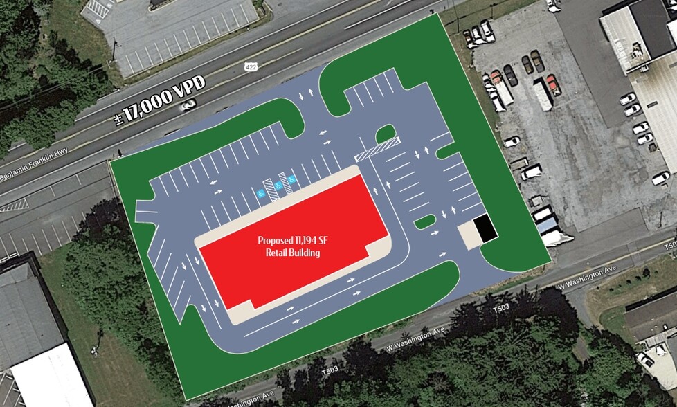 428 West Lincoln Ave, Myerstown, PA for lease - Site Plan - Image 2 of 3