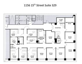 1156 15th St NW, Washington, DC for lease Floor Plan- Image 2 of 2