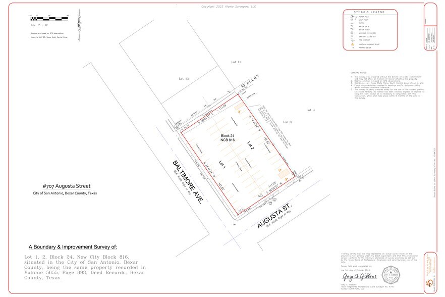 707 Augusta, San Antonio, TX 78215 Land for Sale