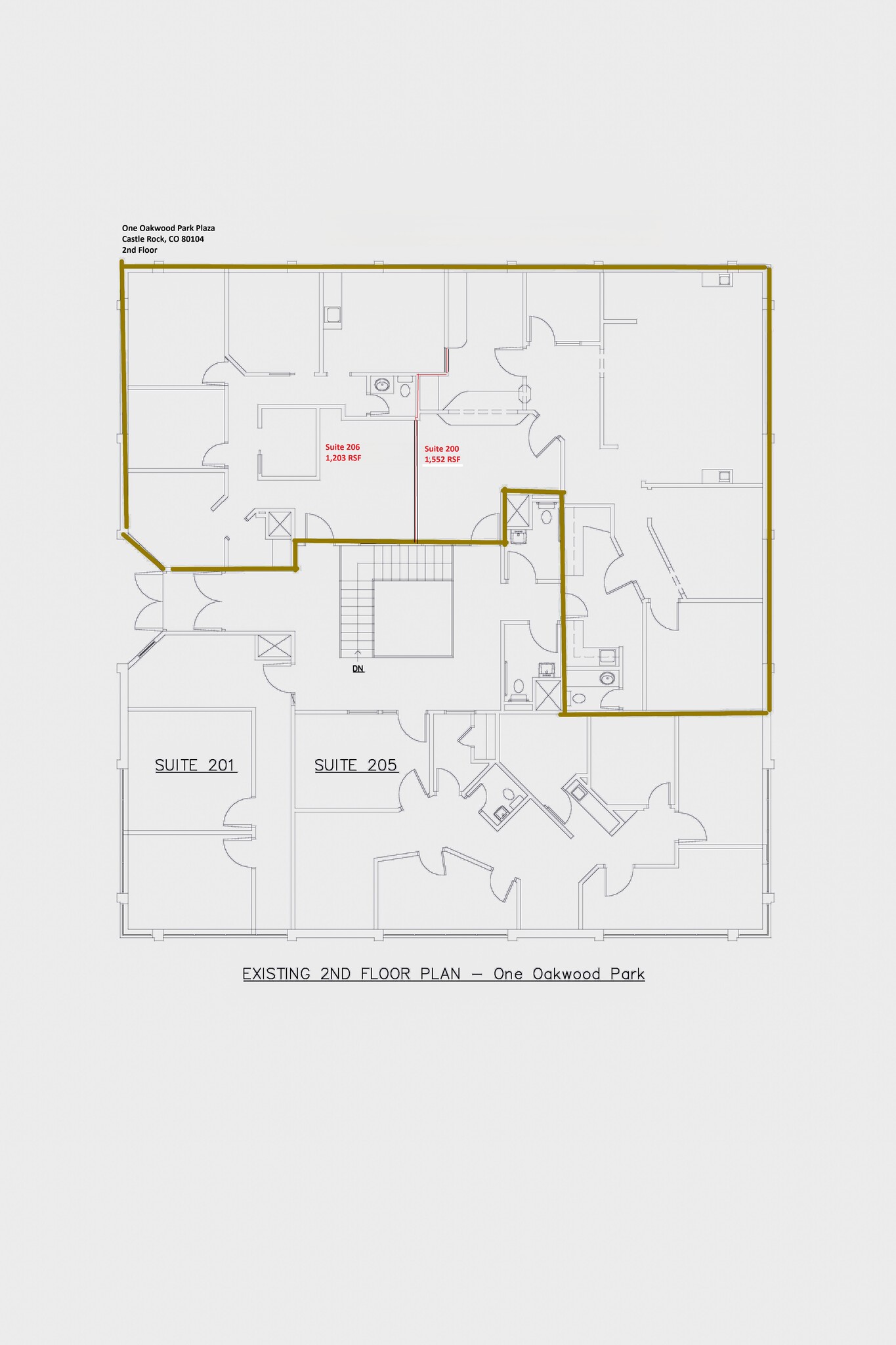 1 Oakwood Park, Castle Rock, CO for lease Floor Plan- Image 1 of 7