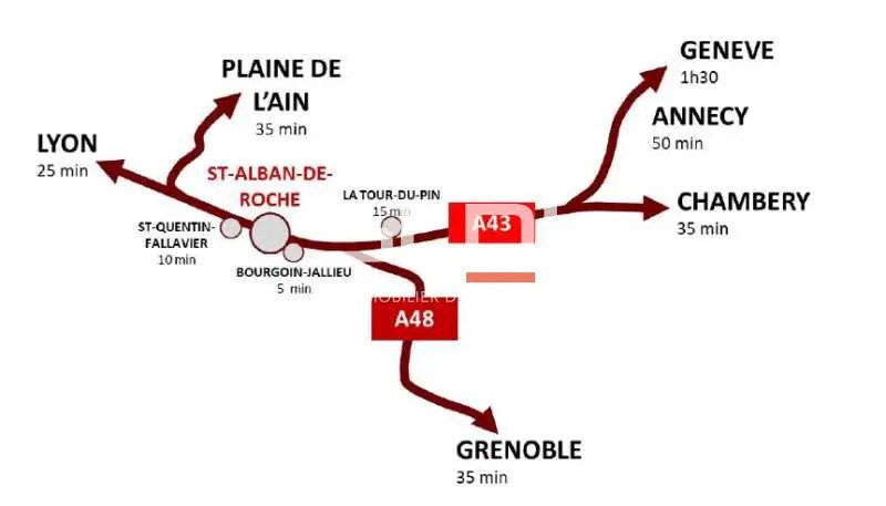 Office in Saint-Alban-de-Roche for lease - Building Photo - Image 3 of 6