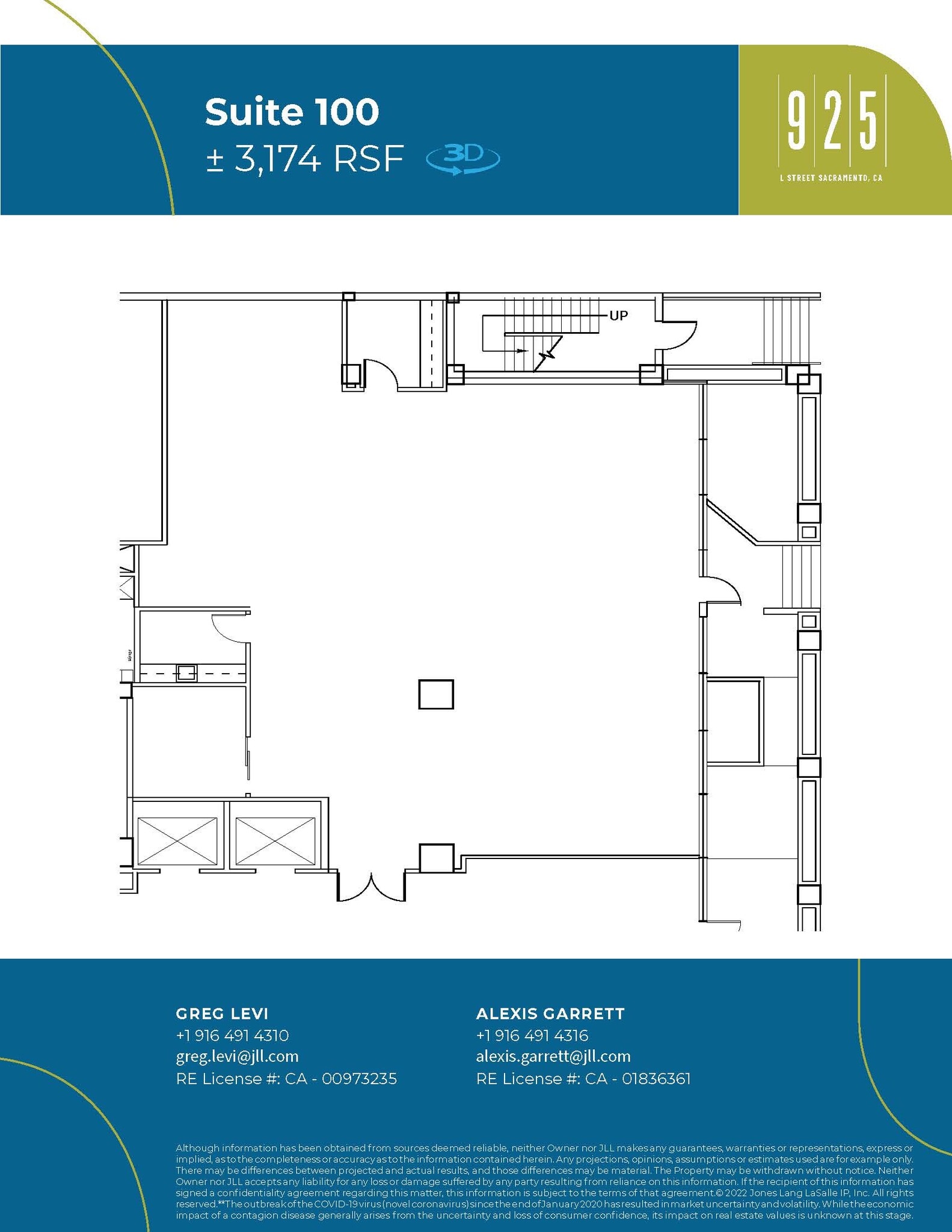 925 L St, Sacramento, CA for lease Floor Plan- Image 1 of 2