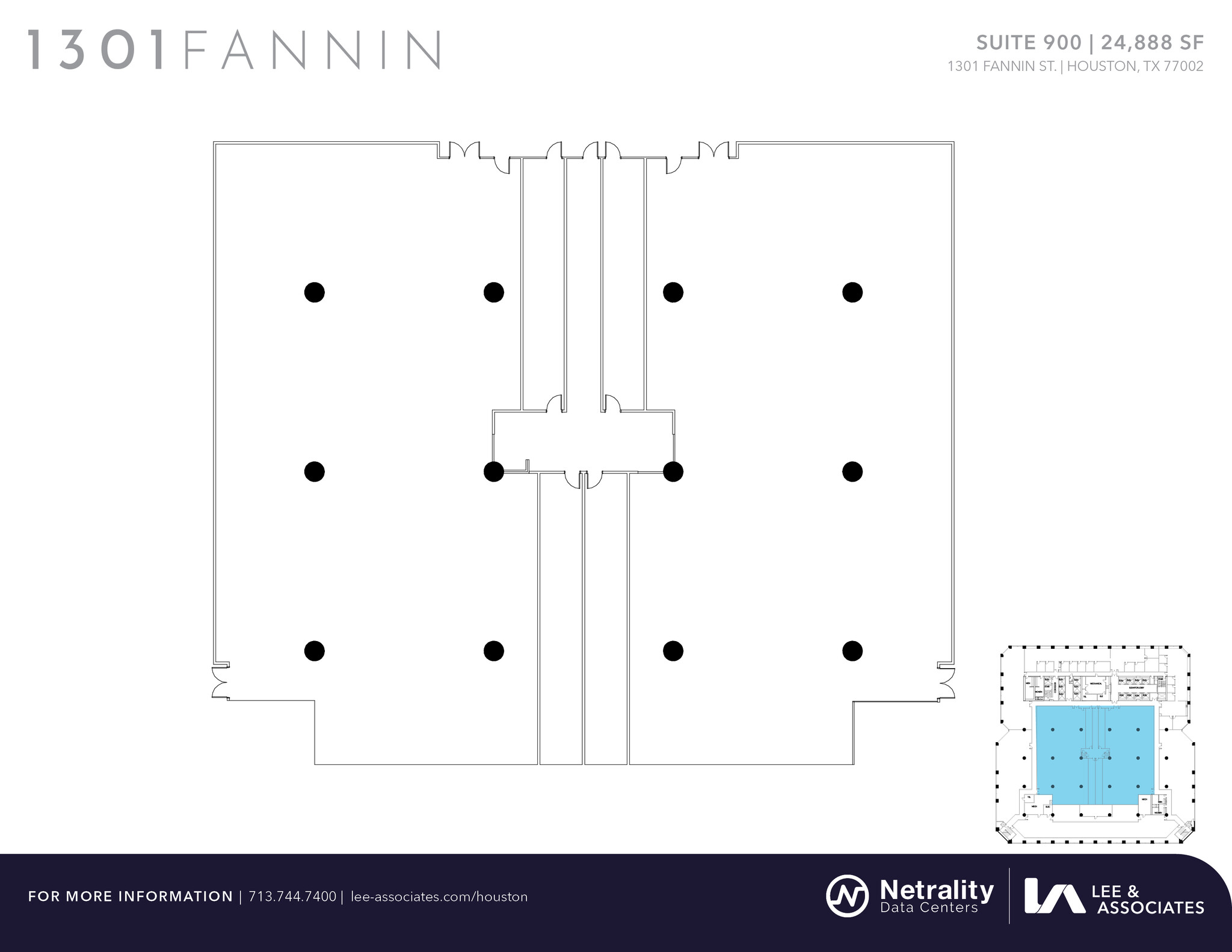 1301 Fannin St, Houston, TX for lease Floor Plan- Image 1 of 1