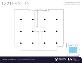 1301 Fannin St, Houston, TX for lease Floor Plan- Image 1 of 1