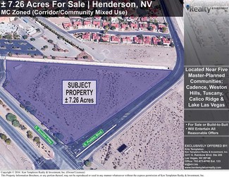 More details for S Boulder Hwy, Henderson, NV - Land for Sale