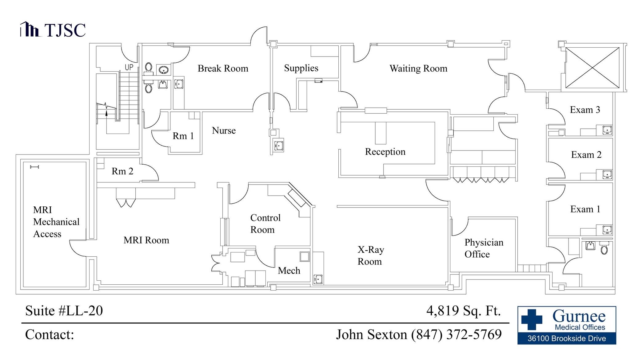 36100 N Brookside Dr, Gurnee, IL for lease Floor Plan- Image 1 of 1