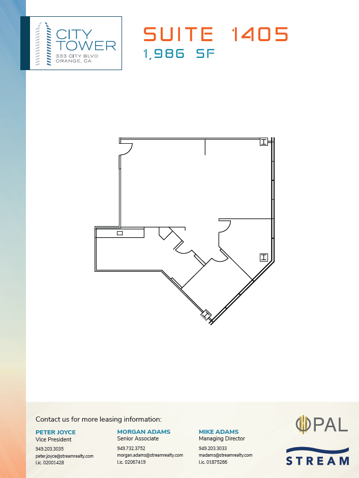 333 City Blvd W, Orange, CA for lease Floor Plan- Image 1 of 2